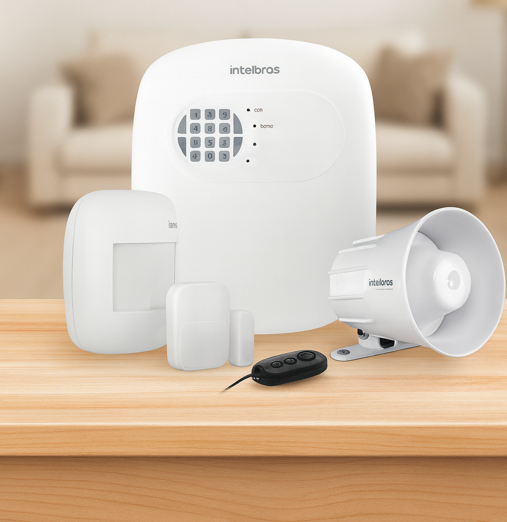 Kit de Alarma Inteligente Intelbras – Sistema Completo de Seguridad para Hogar y Negocio